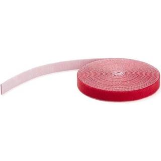 StarTech.com 100ft. Hook and Loop Roll - Red - Cable Management - hook & loop fastener