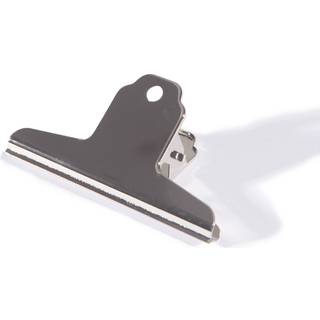 Papirklemme blank, 102 mm