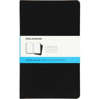Moleskine Cahier Notesbog | L | Dot. | Sort