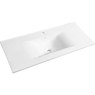 Allibert SOFT håndvask i hvid keramik, 100 cm