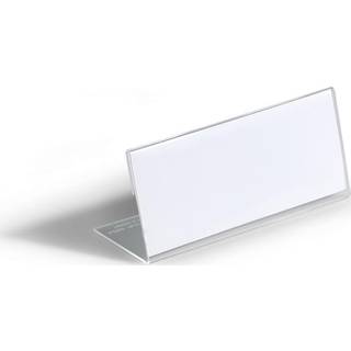 Durable Bordskilt | L-form | 61x150 mm | 10 stk.
