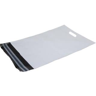 BNT forsendelsesposer PE med håndtag 400x600mm hvid