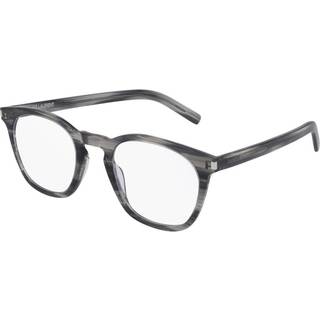 SAINT LAURENT Unisex SL 30 SLIM 006 Optiske stel Acetat Grå Firkantet