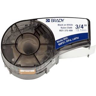 Label Hvid/Sort 25,4Mm Vinyl Brady