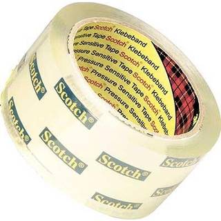 Scotch pakketape 38mmx66m klar 6stk