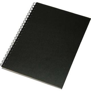 Esselte Notesblok Memo Art A4 wire-o lin. sort
