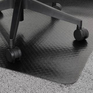 Floortex Advantage stoleunderlag PVC med pigge 90x120cm sort