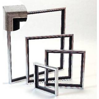 Svæveramme træ antik-silverlook 70 x 90 cm