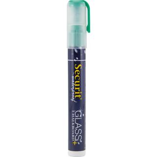 Securit kridt marker vandfast 2-6mm skrå spids grøn