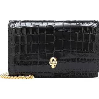 McQueen Skull Small leather crossbody bag - black - One Size