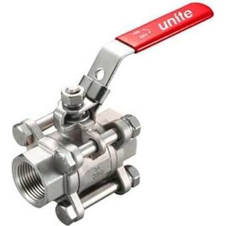 UNITE kuglehane 3-delt muffe/muffe AISI 316 1 1/4"