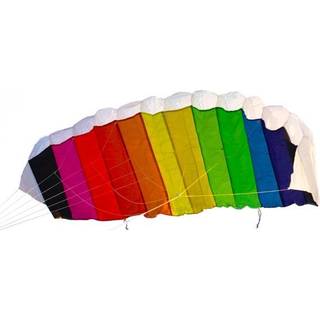 Faldskærmsdrage Rainbow 200 med 2 liner til børn fra 8 år