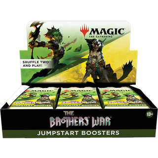 Magic: The Gathering the Brothers War Jumpstart Booster Box | 18 pakker (360 magiske kort)