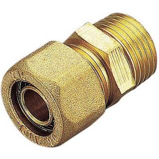 Kompressionsovergang 3/4"- 20 mm til pex