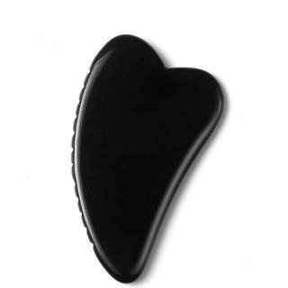 Zoe Ayla Obsidian Gua Sha With Teeth