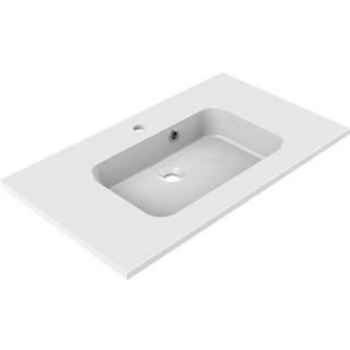 Allibert STYLE håndvask til 80,5 cm underskab, mat hvid polymerbeton
