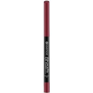 essence 8h Matte Comfort Mat læbeliner med blyantspidser Skygge 08 Dark Berry 0,3 g - 0,3 g