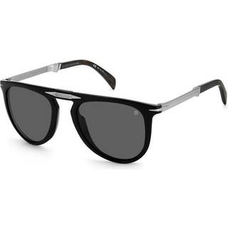 DAVID BECKHAM Mand DB 1039/S/FD 807/M9 Solbriller Plast Sort Grå Pilot Polariseret