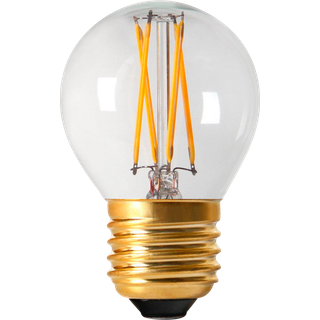 LED 3-step mem E27 45mm - Transparent