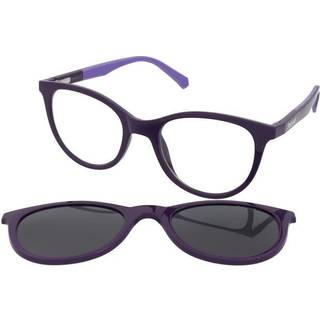 Polaroid Junior PLD 8051/CS 789/M9 Solbriller Plast Lilac Grå Cat Eye