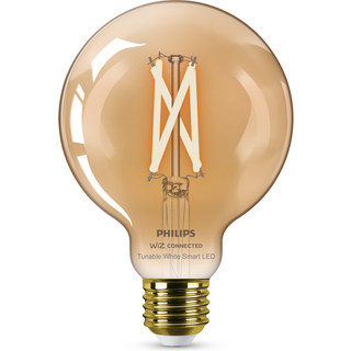 Philips smart led globepære g95 e27 50w white justerbar guld dæmpbar