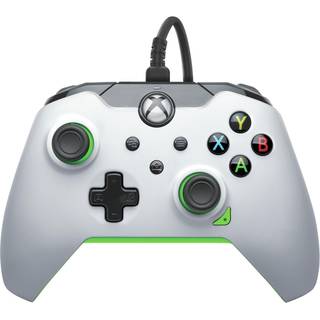 PDP Wired Controller - Neon White & Green - Wired Controller - Microsoft Xbox Series X