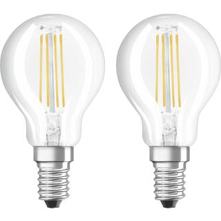 Osram LED kronepære E14 4 W 2-pk.