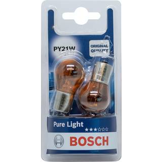 Pære Bosch Pure Light,PY 21W,2 stk.,12v,BAU15s
