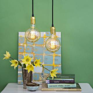 Mega Edison Gold 2,5W LED pære fra Danlamp