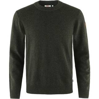 Fjällräven Men's Övik Round-neck Sweater Dark Olive, M