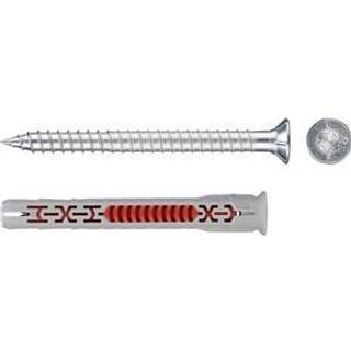 Fischer duoxpand 10x80 t karmdybel elforzinket med skrue 50/pak