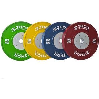 Thor Fitness Konkurrencebumper Farvet 50 mm Vægt 15 kg