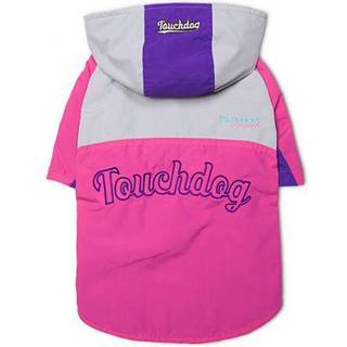 TouchDog 'Mount Pinnacle' Vandtæt og vindtæt modedesigner Isoleret kæledyr Dogfrakke Ski Jacket Hooded Raincoat Medium Pink