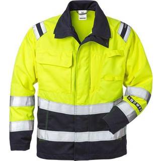 Fristads 119922 Flamestat Hi Vis jakke kl.3 4175 / Arbejdsjakke Hi-Vis gul/Marine L