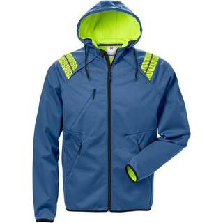 Fristads 129475 Softshelljakke med hætte 7461 BON / Arbejdsjakke Sort/grå 3XL