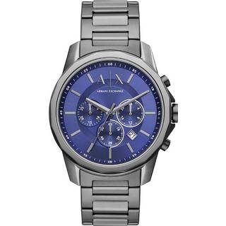 Armani Exchange Chronograph Gunmetal Stainless Steel Blue Dial Men’s Watch AX1731