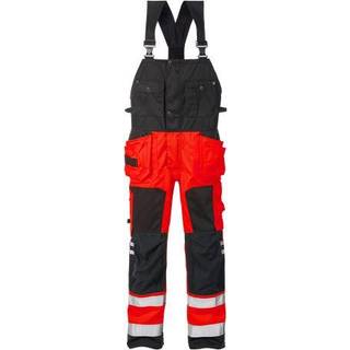 Fristads 101018 Hi Vis håndværker overalls kl.2 1014 / Arbejdsoveralls Hi-Vis Orange/Marine C146