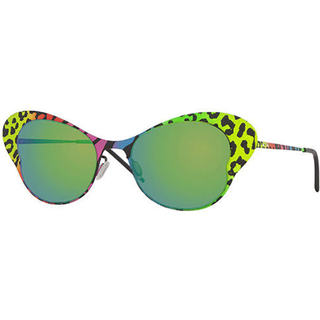 Italia Independent II 0216 149.009 50 Solbriller Kvinder Grøn - Green - 50mm