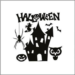Halloween Servietter m. Motiver, hvid, 20 stk.