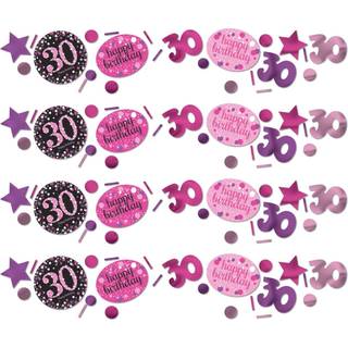 Konfetti 30 år Pink Sparkling