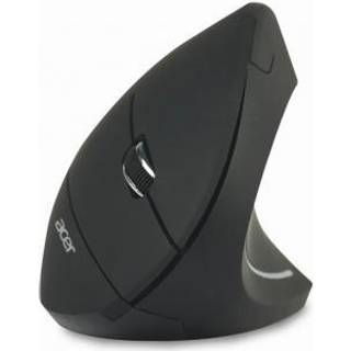 Acer - mouse - vertical - 2.4 GHz - black - Mus - Optisk - 6 knapper - Sort