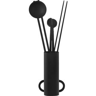 Audo Copenhagen Clip Candle Care Sæt - Tilbehør Lysestager & Fyrfadsstager Stål Sort - 71043-000892