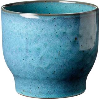 Knabstrup Keramik Knabstrup urtepotteskjuler Ø12,5 cm Dusty blue