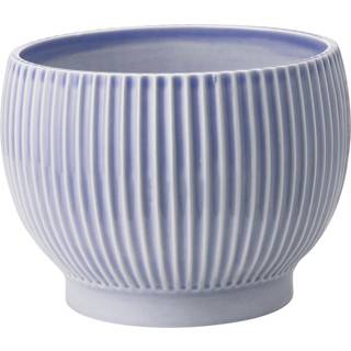 Urtepotte med riller, Ø 14,5 cm, lavendel