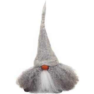Åsas Tomtebod Valter Gnome 35 Cm Grey Gotland - Nisser & Julefigurer Uld Grå - 1016-38G