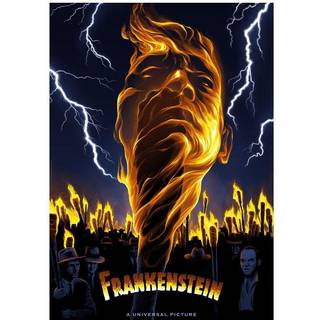Universal Monsters Art Print Frankenstein Limited Edition 42 x 30 cm