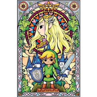 LEGEND OF ZELDA - Poster 61X91 - Stained Glass