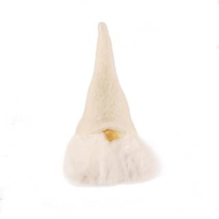 Åsas Tomtebod Viktor Gnome 20 Cm White - Uld Hvid - 1015-01