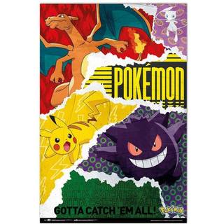 Pokemon Gotta Catch them all plakat - 61x91cm
