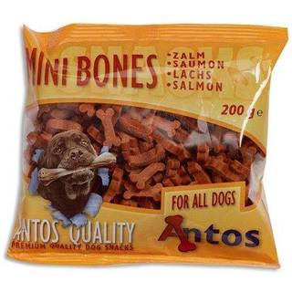 Antos - Bløde godbidder - Mini bones Laks 200g
